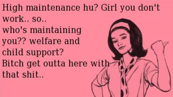 416IXX's tweet photo. Some bitches need to REEEELAX #welfarebitches #childsupportbitches #brokeassbitches http://t.co/eVvZSjc9Ln