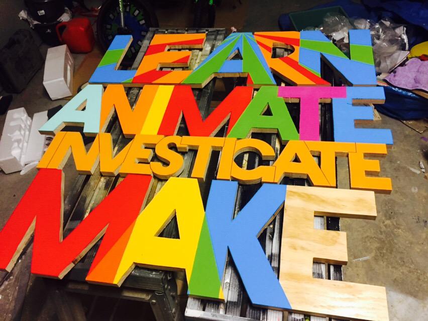 Finished making some nice big words to inspire my students this year. #classroommakeover #vicpln #edchat
