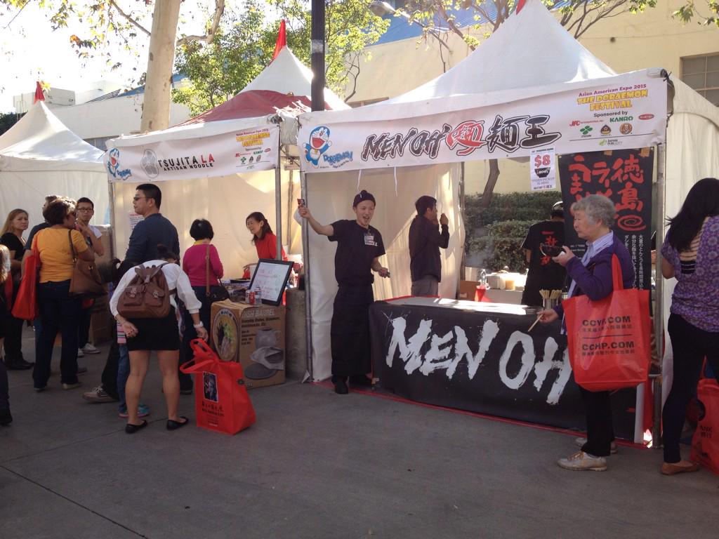 CompassX2's tweet photo. More Japanese food booths at the #AsianAmericanExpo between halls 4 and 5! #ShinSenGumi #MenOH #Daikokuya #Tsujita http://t.co/wYhd3L8PtR