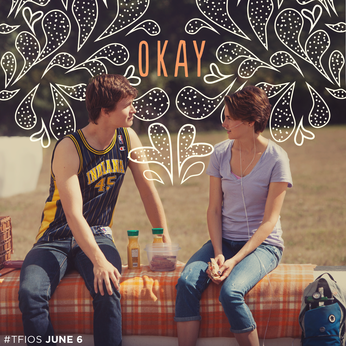 『きっと、星のせいじゃない。』 on Twitter "「OK」はヘイゼルとガス2人の合言葉*。☆ きっと星