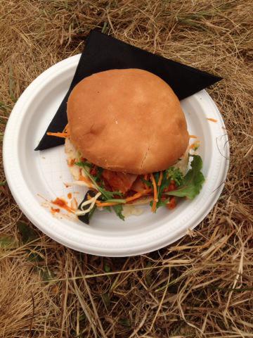 helentickner's tweet photo. #farriers pork burger at #wings2015. Amazing ! http://t.co/Gqu6spy2a5
