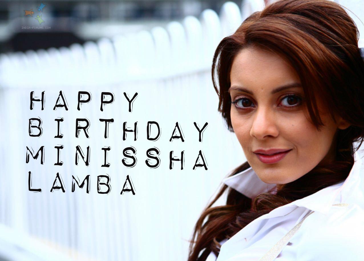 We wish a very happy birthday to the charming Minissha Lamba. Leave your wishes for the gorgeous girl in your messages. 