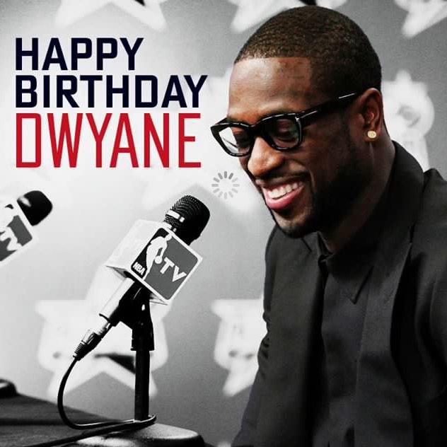 Happy Birthday to my favorite basketball player, Dwyane Wade!     
