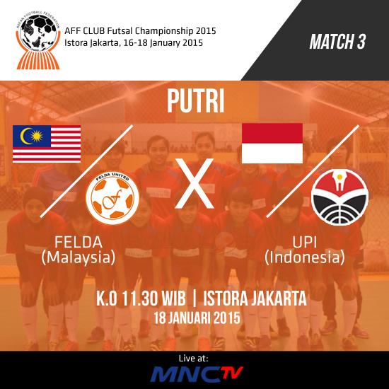 MATCHDAY 3! Felda (MAL) V UPI (INA) 11.30WIB, Istora JKT. Live MNC TV <a href="/InfoUPI/">Informasi Kampus UPI</a> <a href="/infobdg/">BANDUNG ᮘᮔ᮪ᮓᮥᮀ</a> <a href="/infobandung/">infobandung</a> <a href="/femalefutsaler/">Female Futsal</a>