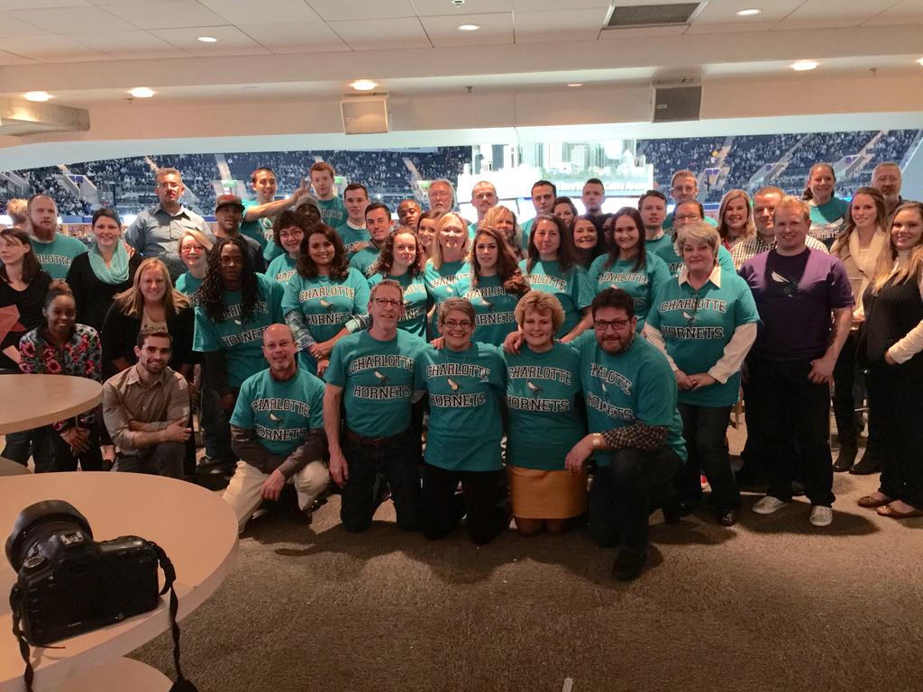 troydaniel7's tweet image. Company party at the #Hornets #MatrixFrame