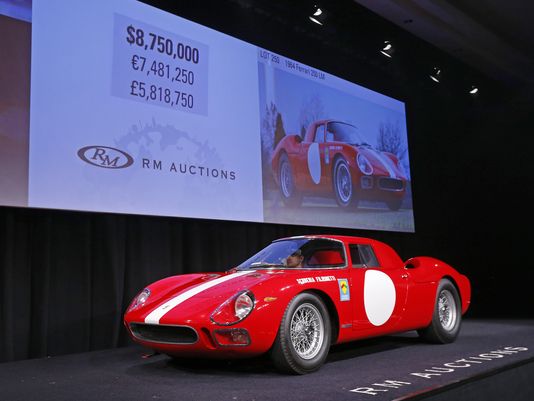 The record has been broken! Ferrari sells for $9.6 million. azc.cc/1DPaA2k