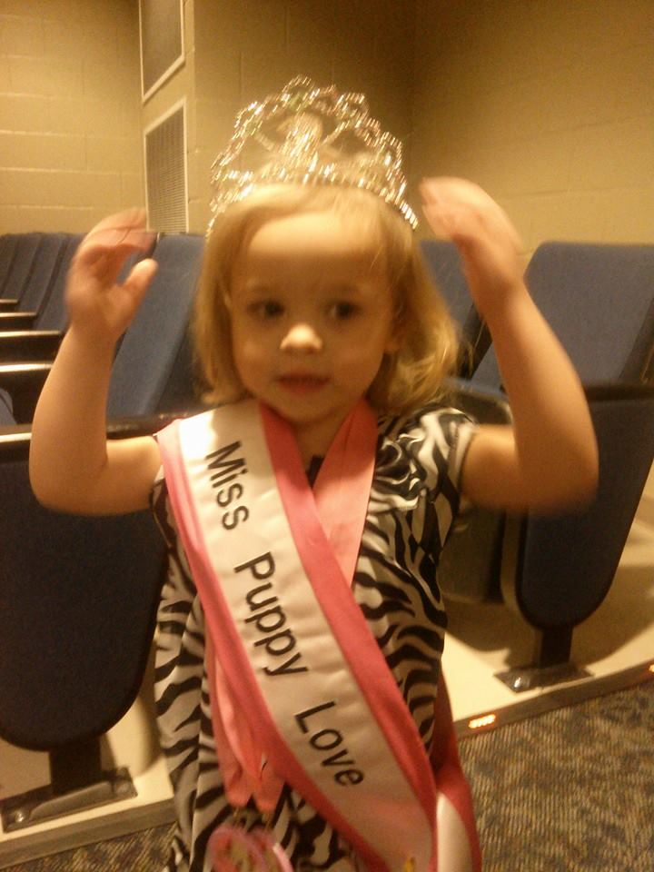 PageantGrl's tweet image. 1st pageant of 2015! Miss Puppy Love and Talent Winner! #Flashdance #Ballet #Dance @MissAmericaOrg #pageantseason