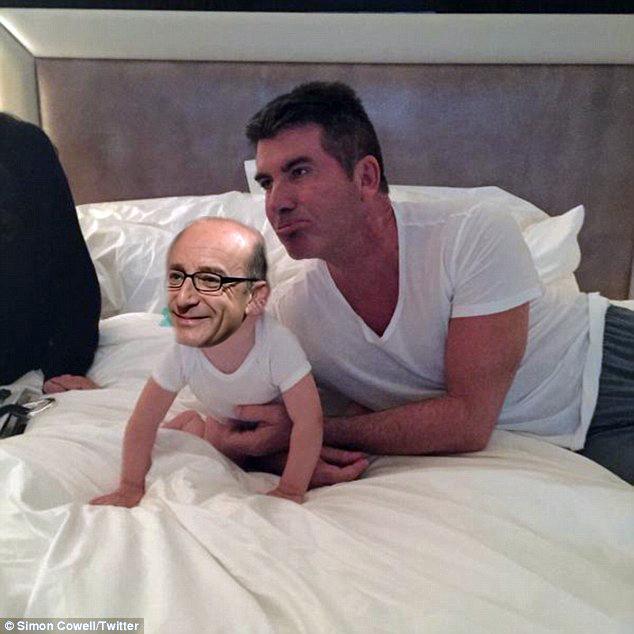 CelebrityDecon's tweet image. #Gaydad Simon Cowell, Paul Mckenna's other half, demands to know ID of 'sperm-mixer' in surrogate baby PR farce