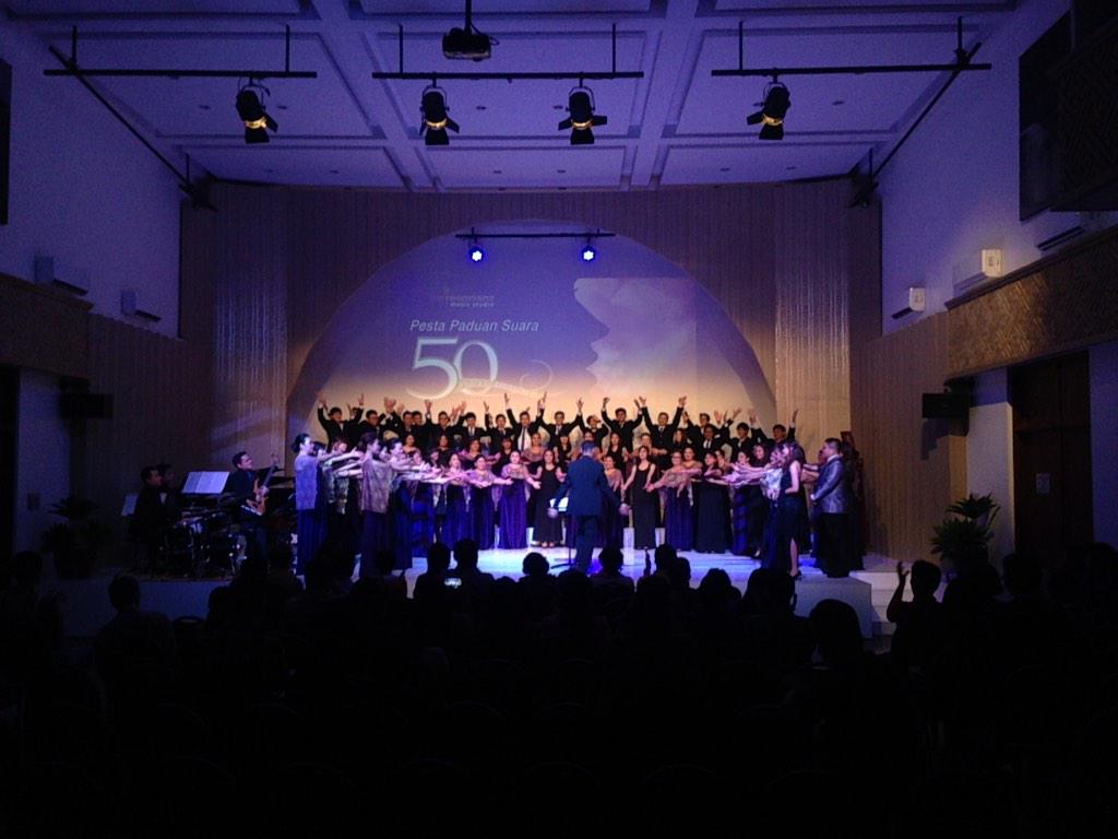 Keriaan tadi malam, Pesta Paduan Suara hari ke-2 bersama <a href="/PS_Untar/">Paduan Suara Untar</a> dan Shantell Vocal Ensemble.