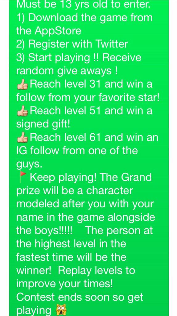 26MgmtTeam's tweet photo. Contest on now !!!
http://t.co/HI0Ei5gJbQ http://t.co/txaWGBqOOS