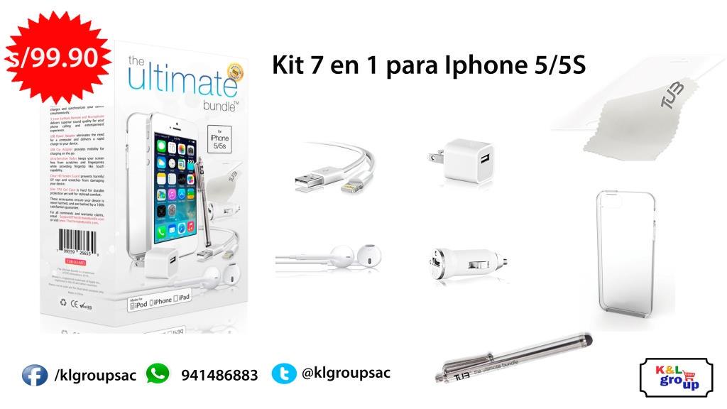 klgroupsac's tweet image. Kit completo para una mejor experiencia y protección de tu iPhone 5/5S a sólo s/99.90!! #yoquierouno #loveklgroup