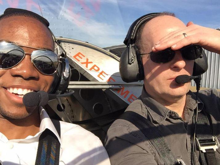 TevinWooten's tweet photo. We're taking flight, tonight | 'Wingman' Builds Plane in Garage, Hopes to Inspire Others http://t.co/BQmrYdBvQw http://t.co/m3HprZGlW7