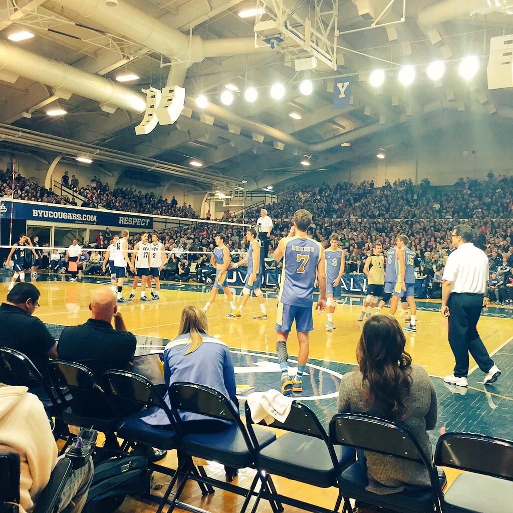 Spatch13's tweet image. Good to be back in the fieldhouse! See you on the court next season!
#byuvolleyball #volleyball