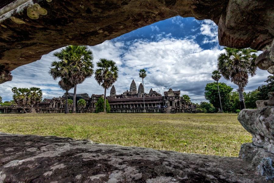 Angkor Wat Framed by Michel Latendresse