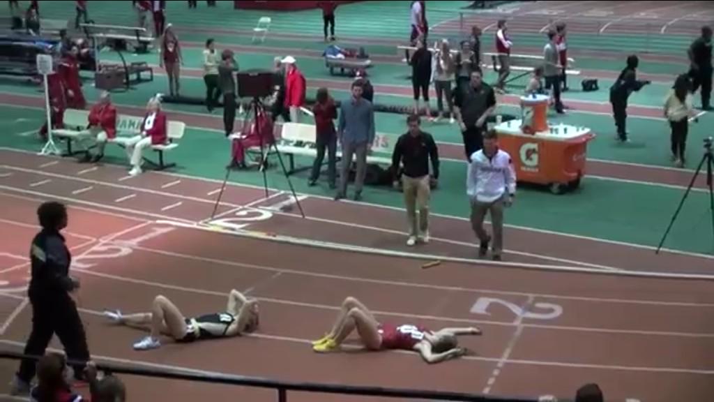 This picture pretty much defines a rivalry. Didn't leave anything in the tank, and @hschmelzle got it done.