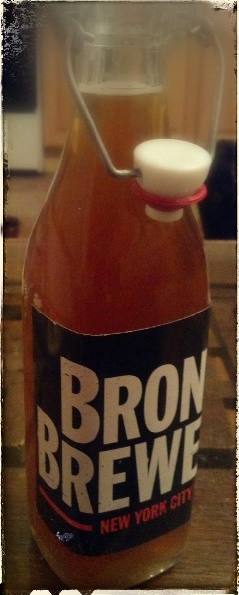 Saturday night = beer sample from <a href="/TheBronxBrewery/">The Bronx Brewery</a> #craftbeer #drinklocal #namethatbeer