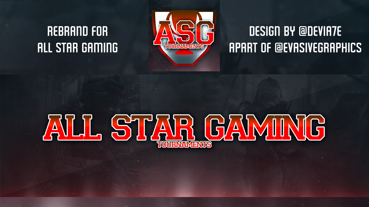 EvasiveGraphics's tweet photo. Design for @All5tarGaming RTs and Favs appreciated. Make sure to follow us, and contact us if you need any designs. http://t.co/pSINhmEYej
