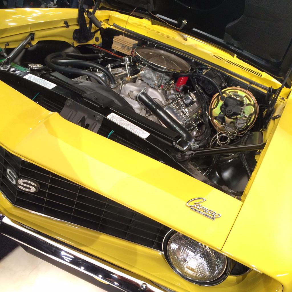 Barrett_Jackson's tweet photo. Lot #2529 1969 #Camaro Baldwin/Motion LS7 rolls away for $220k. #PratteCollection #BarrettJackson http://t.co/GzAq2T6T2h