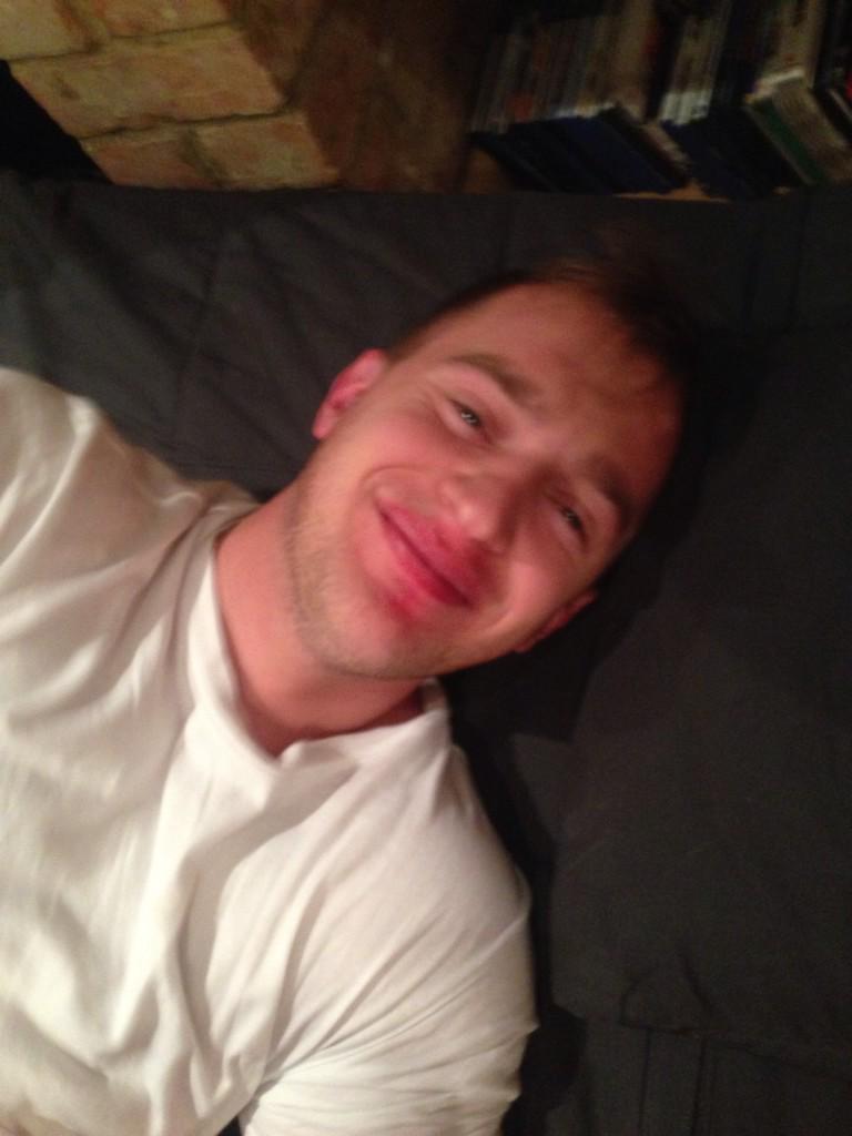 SammyMacc's tweet photo. Nice to see this guy was heavily petting last night  @danarnolduh_huh 😘😘😘 http://t.co/Om2qyZ5WA7