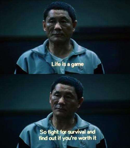 Happy 68th Birthday to Takeshi Kitano.  Outstanding in BATTLE ROYALE (2000) 