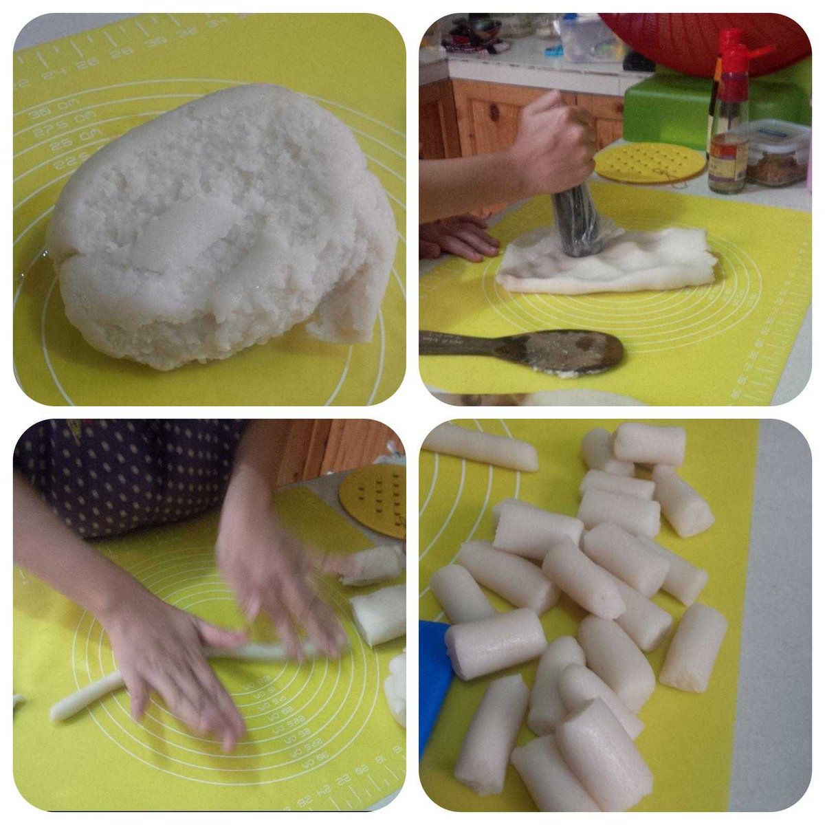 wawah_efrina's tweet image. Making my own garaettok (basic ingredient of ttekbokki) #koreanfood #programsehat #MakanEnakWalauProgram