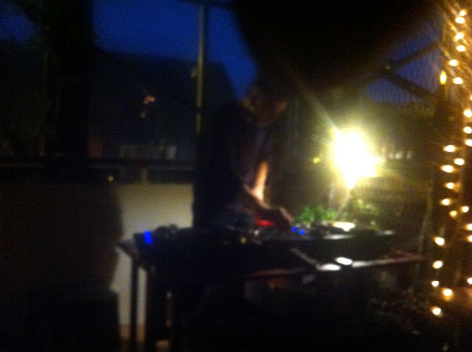 From dusk till dawn -- last night.