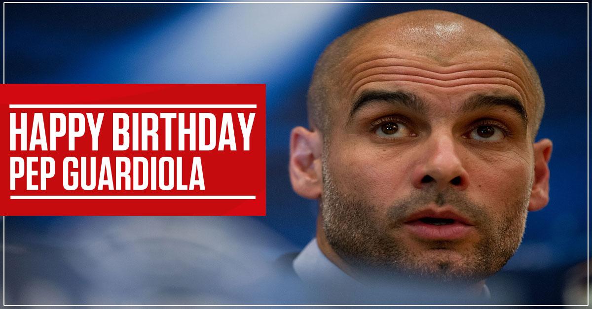 Happy Birthday to master tactician and godfather of tika taka, Pep Guardiola. 