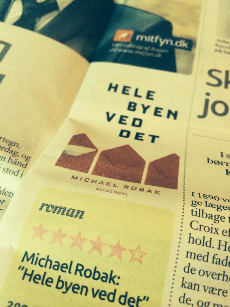 Fem stjerner til HELE BYEN VED DET i Fyens Stiftstidende 🍀