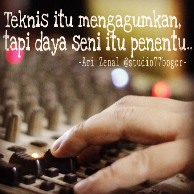 Teknis itu mengagumkan, tapi daya seni itu penentu..met malam semua :) <a href="/studio77bogor/">Studio 77 Bogor</a> •SMS 083866779999 •PIN 52786E65