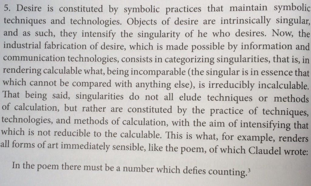 "...nevertheless, information and communication technologies are precisely spiritual technologies.."