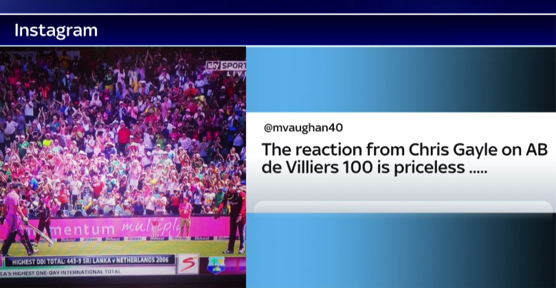 SkySportsNews's tweet image. All the reaction to AB de Villiers hitting the fastest ever one-day international century in 31 balls this hour.