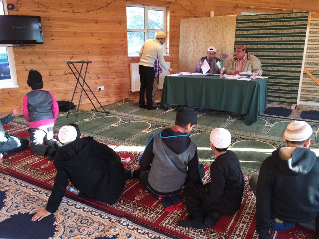 Atfal Academics competition in progress at MAA Ijtema Stevenage