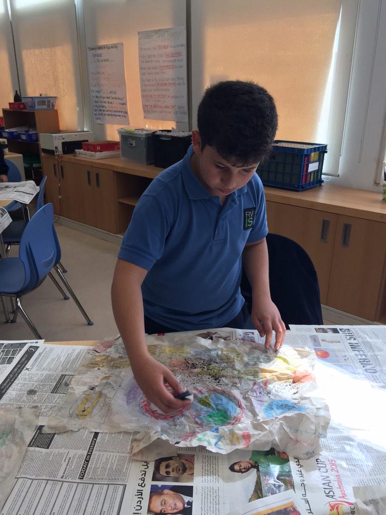 rvis_5m's tweet photo. Making our explorer maps look old!! @rvis_bh  #rvisionaries #teastaining http://t.co/TToGYnojSK