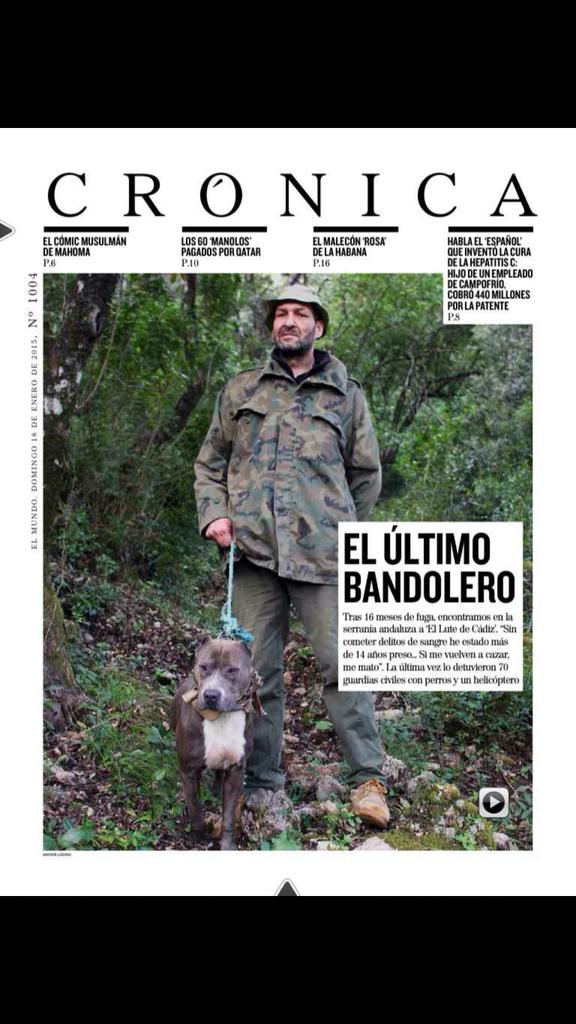 MikeRuz's tweet photo. Otra gran historia de @AndrosLozano.
'Mi encuentro con el último bandolero andaluz'. #GPIO14
http://t.co/IP1R9MNj2N http://t.co/2A2QcmGDIo
