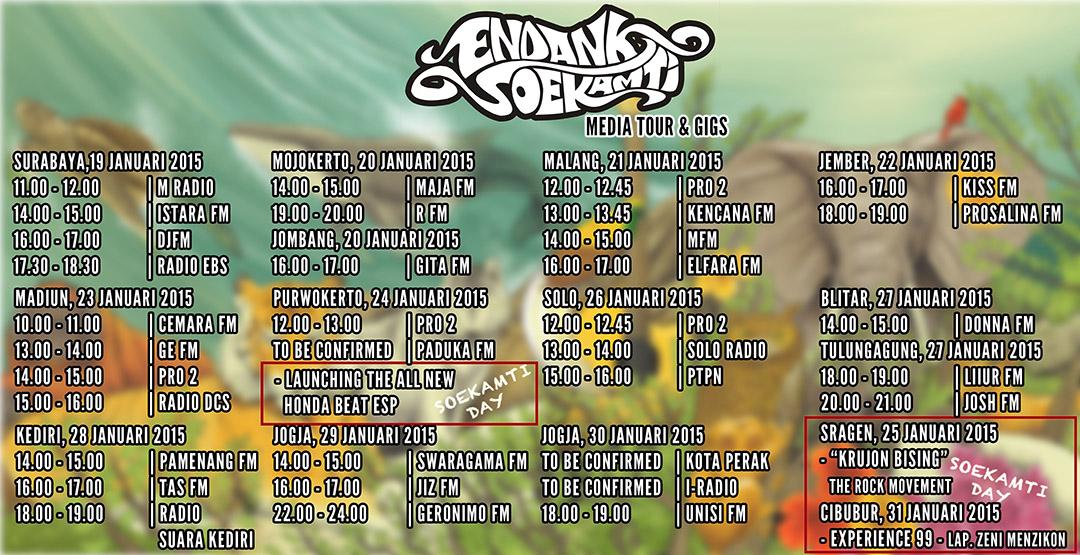 Kami nggak mau kamu penasaran terlalu lama. Jadi nih kami kasihin jadwal lengkap bulan ini! :D