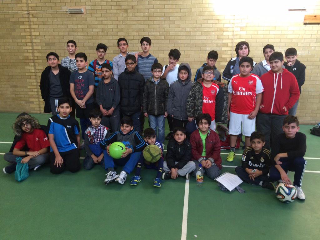 Atfal after sports finished.