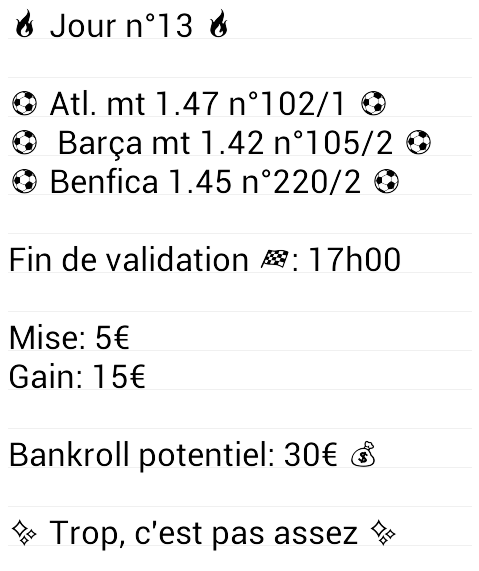 KBpronoo's tweet photo. Pronostique du 18/01
#ParionsSport #TeamParieur #FDJ #KBproject http://t.co/T81Re5wRNw