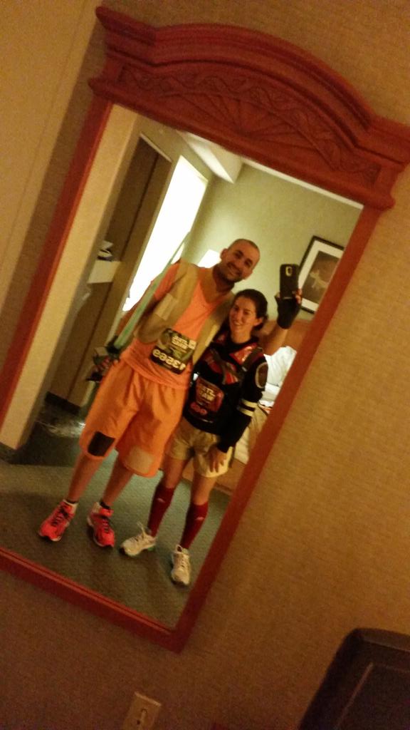 Bdrez22786's tweet image. @runDisney #StarWarsHalf Ezra and Sabine. #StarWarsRebels #FirstRunTogether #RebelChallenge #NotReady Haha