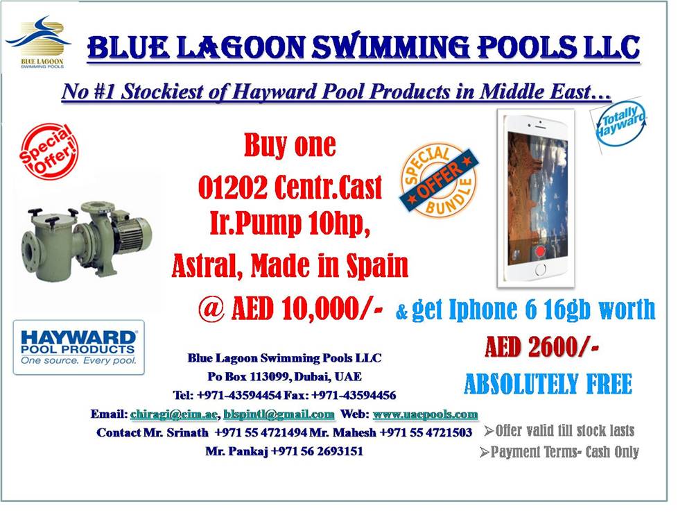 blspintl's tweet photo. #dealofthemonth #special #pricing #pool #iPhone6 #free
Buy a 10Hp Pump &amp; get Iphone 6 16gb FREE !!
Call us 043594454 http://t.co/hYv1qqywLN