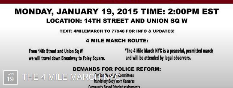OccupyWallStNYC's tweet photo. Tomorrow!
4 MILE MARCH NYC
2PM, Union Square
#4MileMarchNYC #ReclaimMLK 
http://t.co/GR4xsAu6M5 
http://t.co/1UIZI74JJb