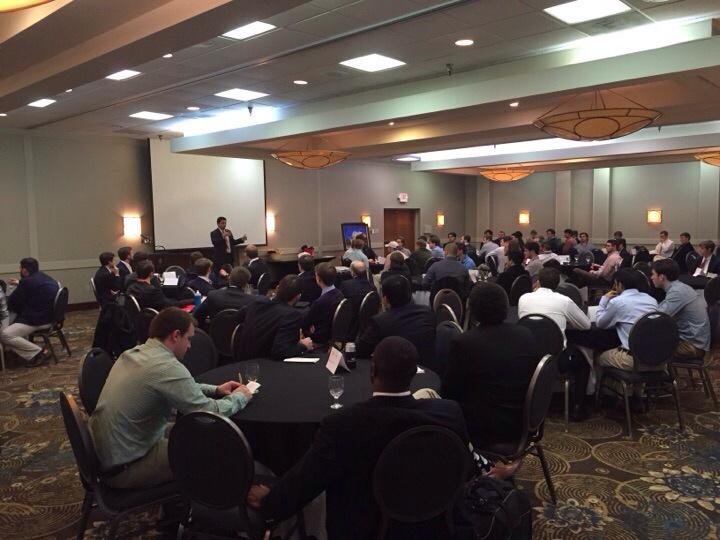 CUThetaPrime's tweet photo. DGM Adam Poe speaking at #TriStarConclave #KappaSigma http://t.co/btDKbNcSbv
