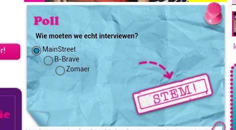 MainTeamNL's tweet image. Stem op @TweetMainStreet bij de site van @MEIDENmagazine !  meidenmagazine.nl
