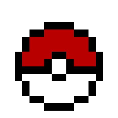 pokeball pixel art