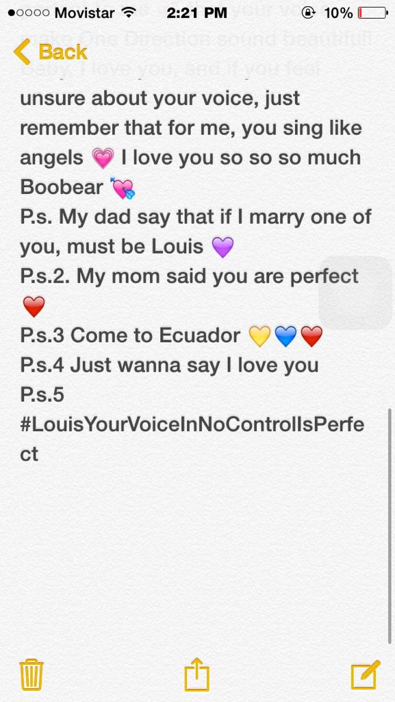 louisftavocados's tweet photo. @Louis_Tomlinson #LouisYourVoiceInNoControlIsPerfect  

💞💕
        😍😍
💘💘
       👌👌
🙊🙈
         @JohannahDarling ❤️ http://t.co/Ic9F8lom7H