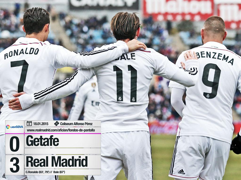 realmadrid's tweet photo. Descárgate el fondo de escritorio de la victoria ante el Getafe: http://t.co/iWlgqA6Sag #GETvsRealMadrid #RMLive http://t.co/65ldgA7jzZ