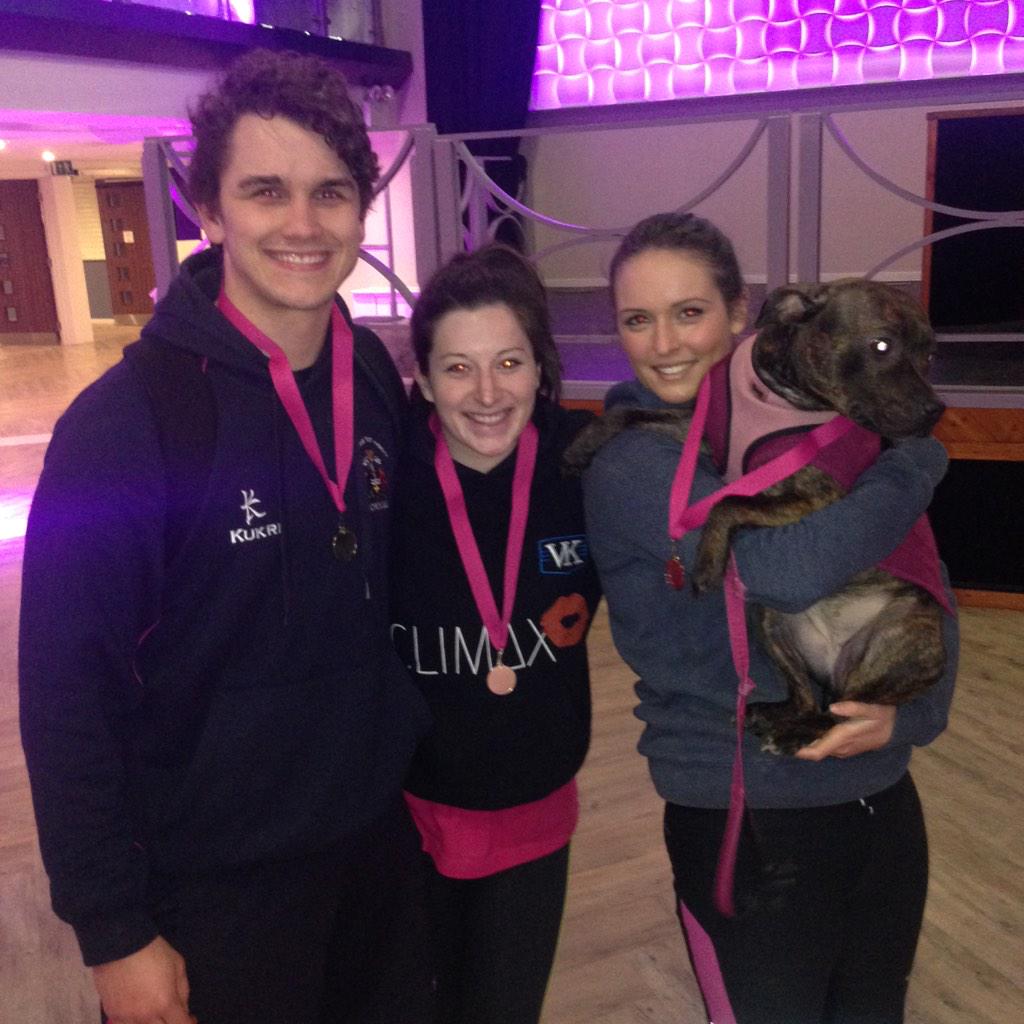 TDNSelfieRun's tweet photo. Cutest team member of the 2015 #TourDeNottinghamSelfieRun, the exec team! @NTUSport @TrentUni @Trentstudents http://t.co/4XLcwro5qv