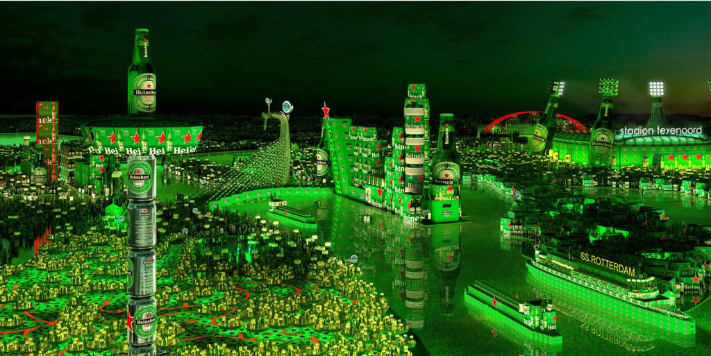 Feyenoord's tweet photo. De 3 punten zijn binnen! @Feyenoord en @Heineken_NL deelden ook nog mooie skyline Rotterdam posters uit bij De Kuip! http://t.co/R4QkJIfjVj