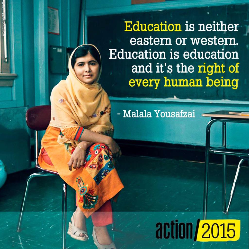 raehanbobby's tweet photo. "Education is neither eastern or western. Education is #education &amp; it's the right of every human being." ~ #quotes http://t.co/DEN9eWJ23l