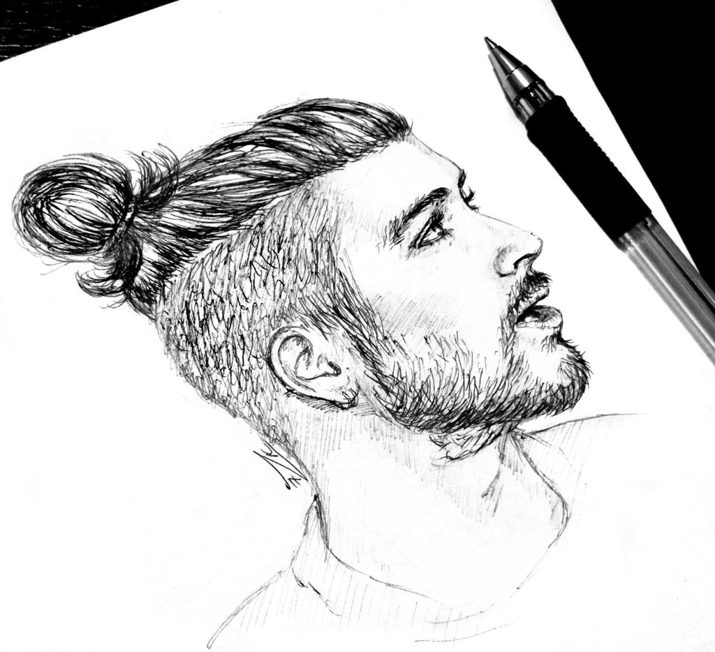 pen with anime drawing Radio1D on