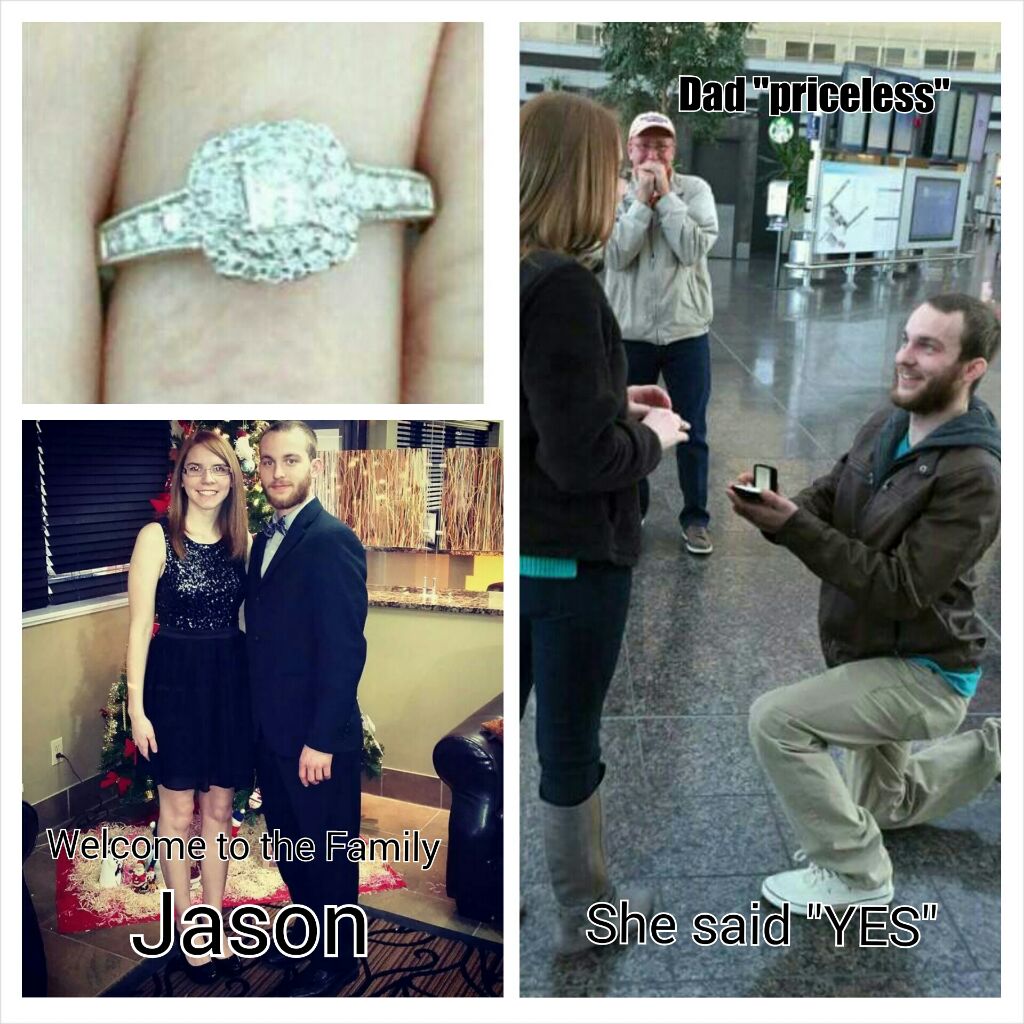 gtoroadrunner's tweet image. Happy Happy #welovejason #1172015 #ecstaticsister #happymomma #overjoyedprouddad #beautifulring #beautifulcouple